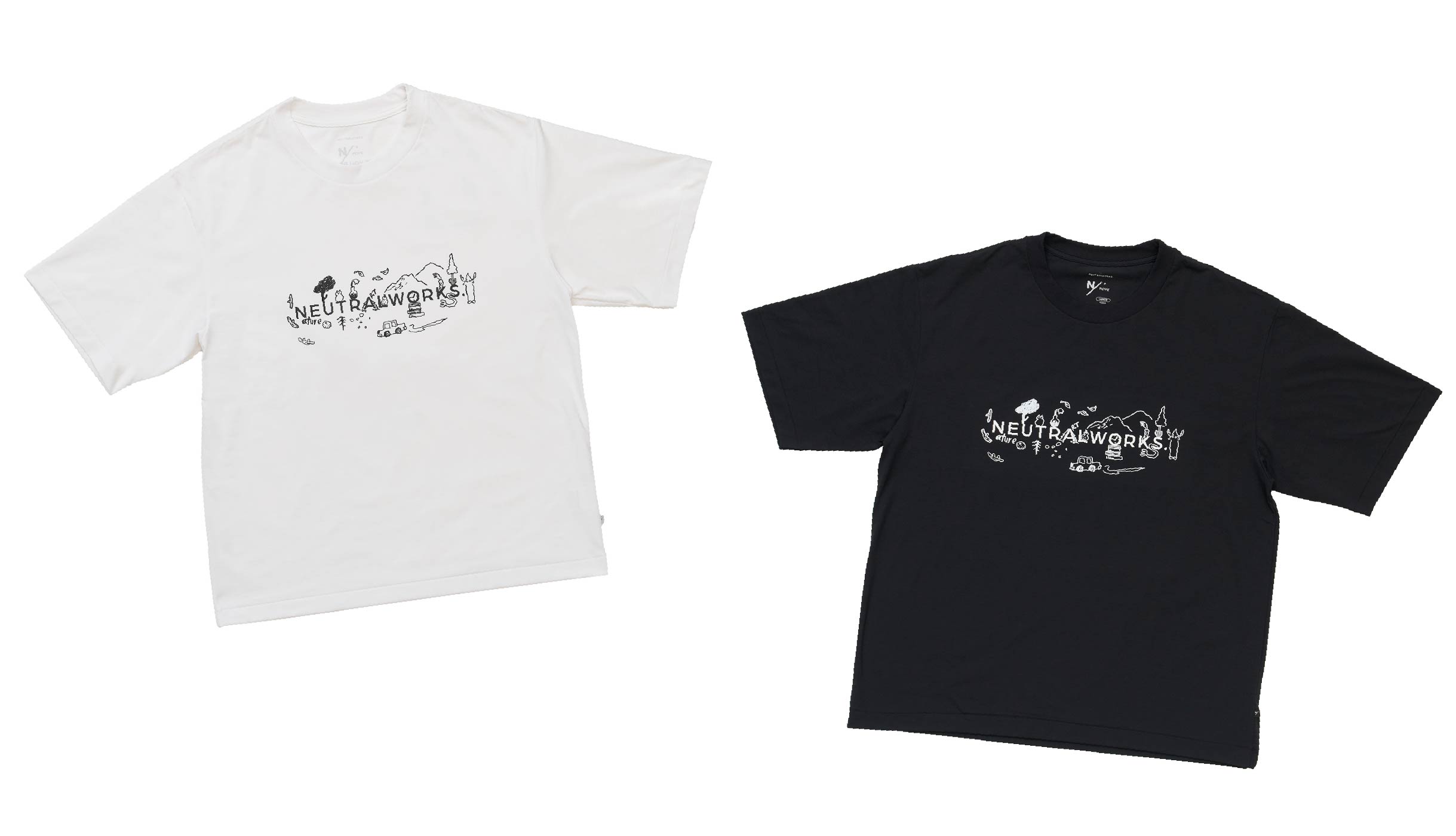 「NEUTRALWORKS.」× Yuichi Hirako コラボレーションTシャツ