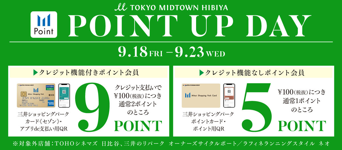 三井ショッピングパーク ポイントアップデー