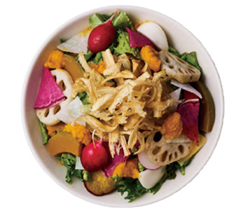 季節野菜の彩りサラダ