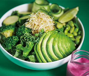 ふたりの魔女のヴィーガングリーンサラダ