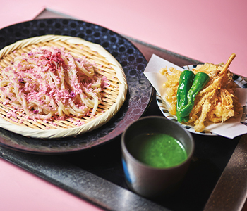 桜ピンクと大葉グリーンの友情