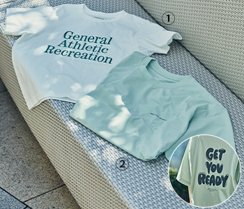 GAR Typogrphic White S/S Tee　GRAPHIC TEE 3