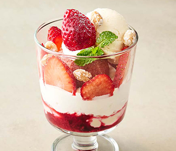 苺と大豆のパルフェ