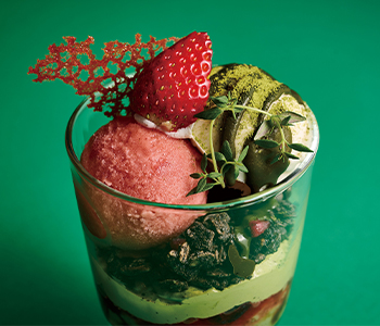 ふたりの魔女のパルフェベリーと抹茶