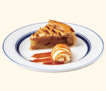 アップルパイ バタークリーム添え