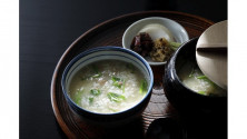 京都の老舗料亭「瓢亭」冬の名物：鶉がゆ（うずらがゆ）