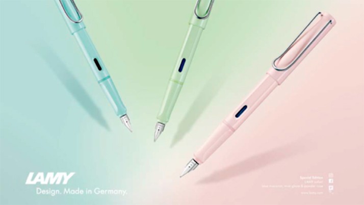 LAMY 2019年限定カラー「pastel」入荷