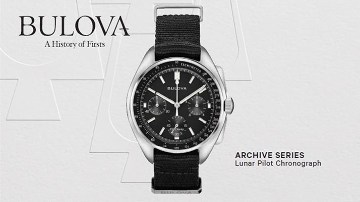 BULOVA 「ルナ パイロット クロノグラフ」 復刻モデル 96A225