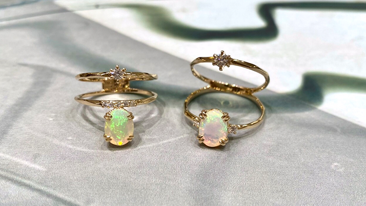 203jewelry【White Opal】