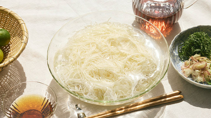 夏の麺