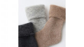 ウールキッドモヘア靴下