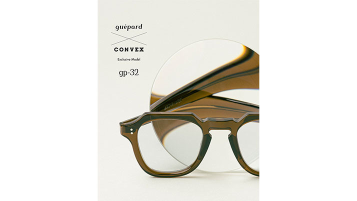 guépard × CONVEX  -Exclusive Model-「gp-32」をリリース