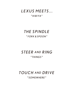 LEXUS MEETS ...(物販:STEER AND RING)